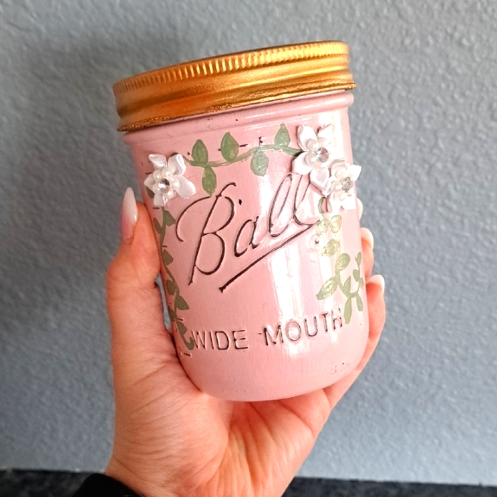 Upcycled Mason Jar - Picture 3 of 3